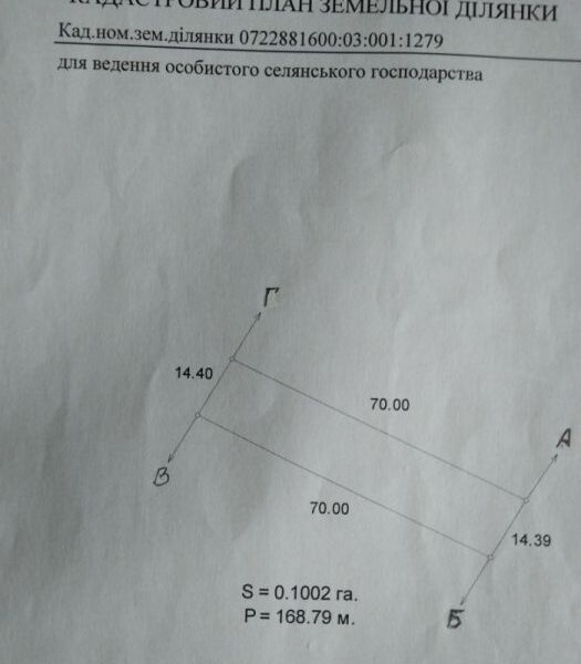 Продам с/г земельну ділянку Луцький р-н 5300 $