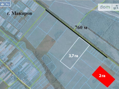 Продам ділянку 2 га ОСГ в смт.Макарів